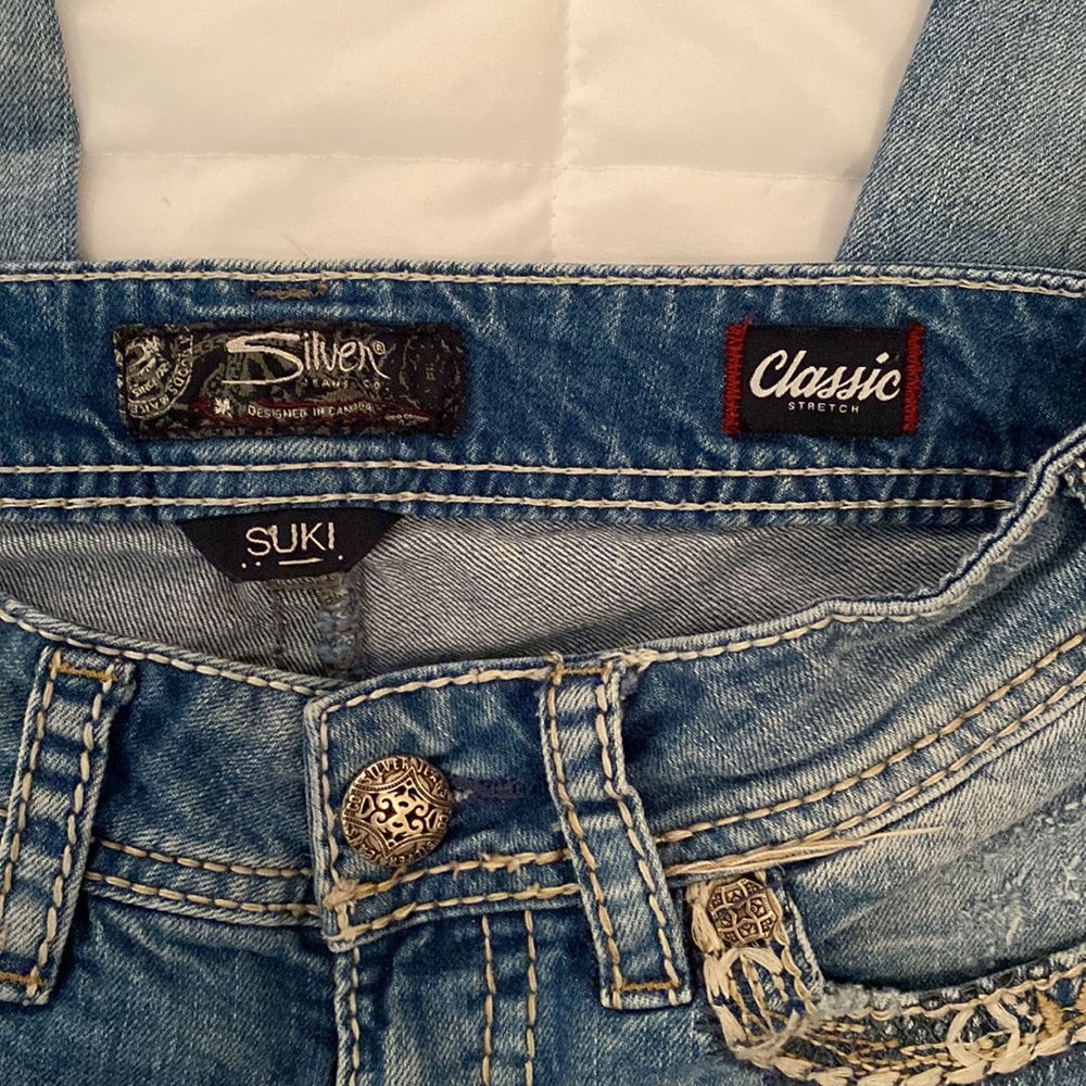 Silver jeans suki mid rise skinny W26/L31 - Picture 4 of 5